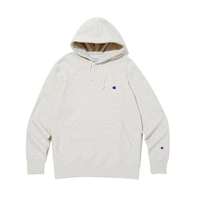 Champion Solid Color Pullover Hoodie Cream CKTS3F501CR