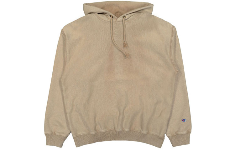 Champion Solid Color Pullover Hoodie with Logo 217240FMS008