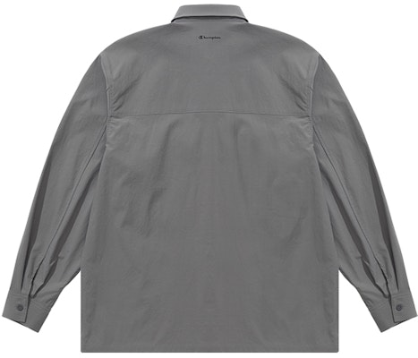 Champion SS22 黑色版寬鬆休閒純色長袖襯衫 男女款 日本版式。 C3-V416 Lookbook Champion SS22 黑色版寬鬆休閒純色長袖襯衫 男女款 日本版式。 C3-V416