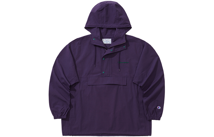 Order Champion SS22 Campus Embroidered Script Logo Windproof Pullover Jacket Unisex Japan C3-V601