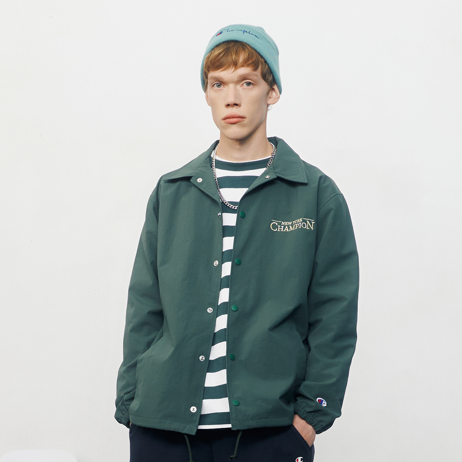 Details for Champion SS22 刺繡 Logo 輕量夾克 男女皆可 日本限定版 C3-T601