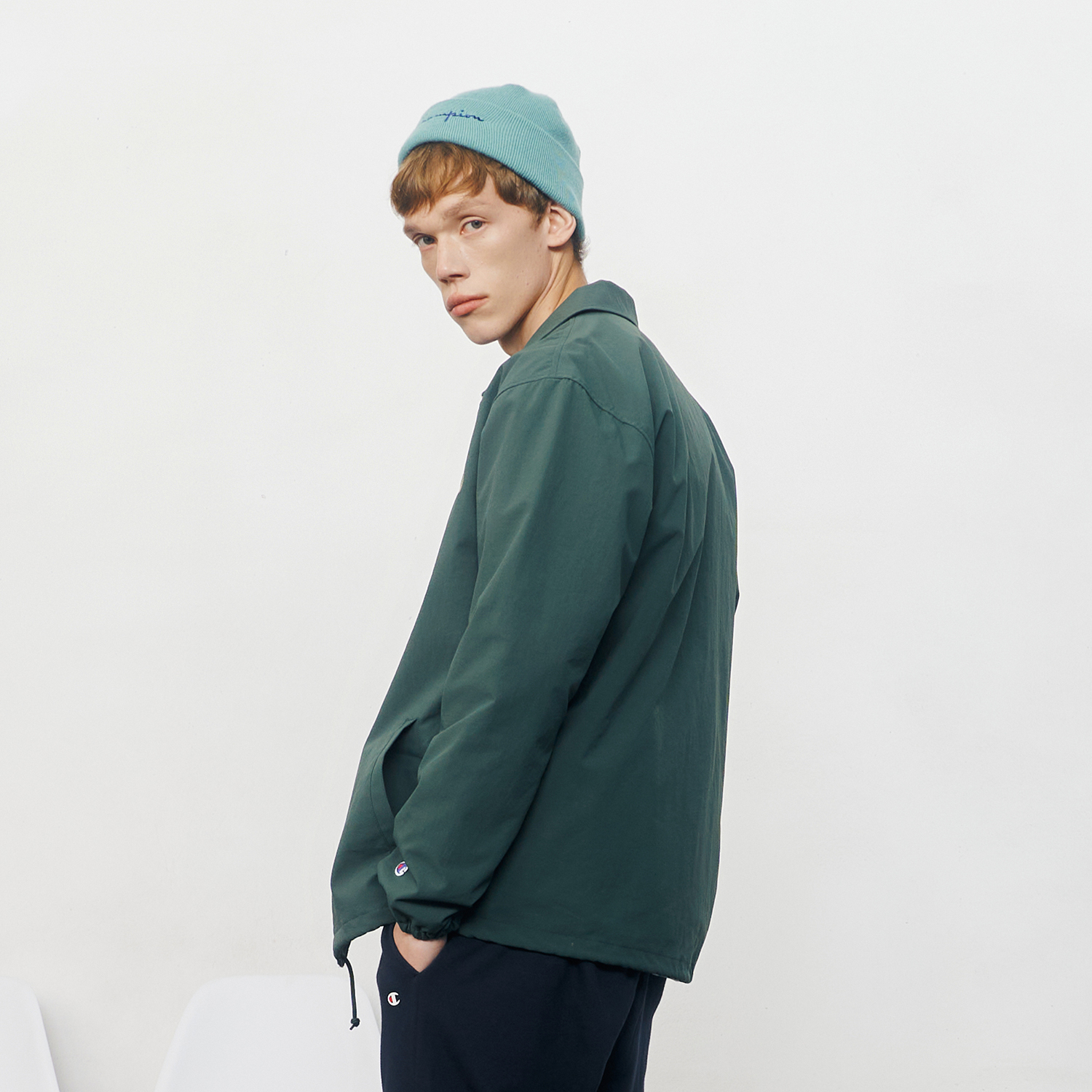 Cheap Champion SS22 刺繡 Logo 輕量夾克 男女皆可 日本限定版 C3-T601