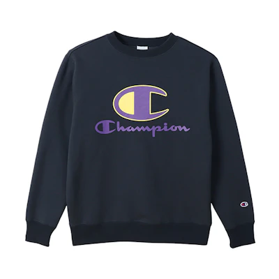 Champion SS22 Fleece Big C Logo Crewneck Sweatshirt Japan Edition Unisex C3-V008