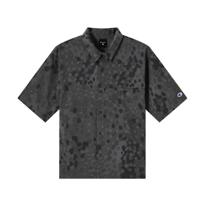 Champion SS23 Black Edition Polka Dot Pocket Short Sleeve Shirt Unisex Black Japan C3-X302