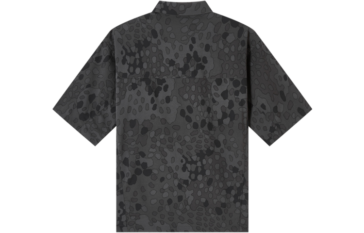 Lookbook Champion SS23 Edisi Hitam Kemeja Lengan Pendek Polka Dot Unisex Hitam Jepang C3-X302