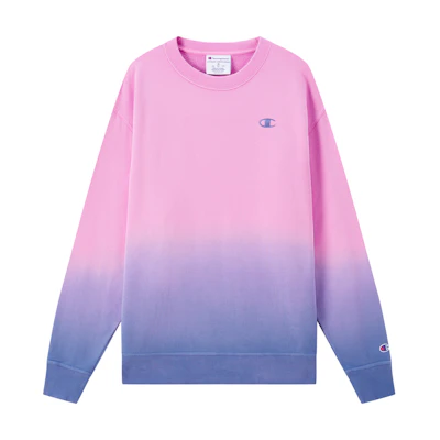 Champion SS23 Gradient Embroidered Small C-Logo Crewneck Sweatshirt Unisex UM-XSW04