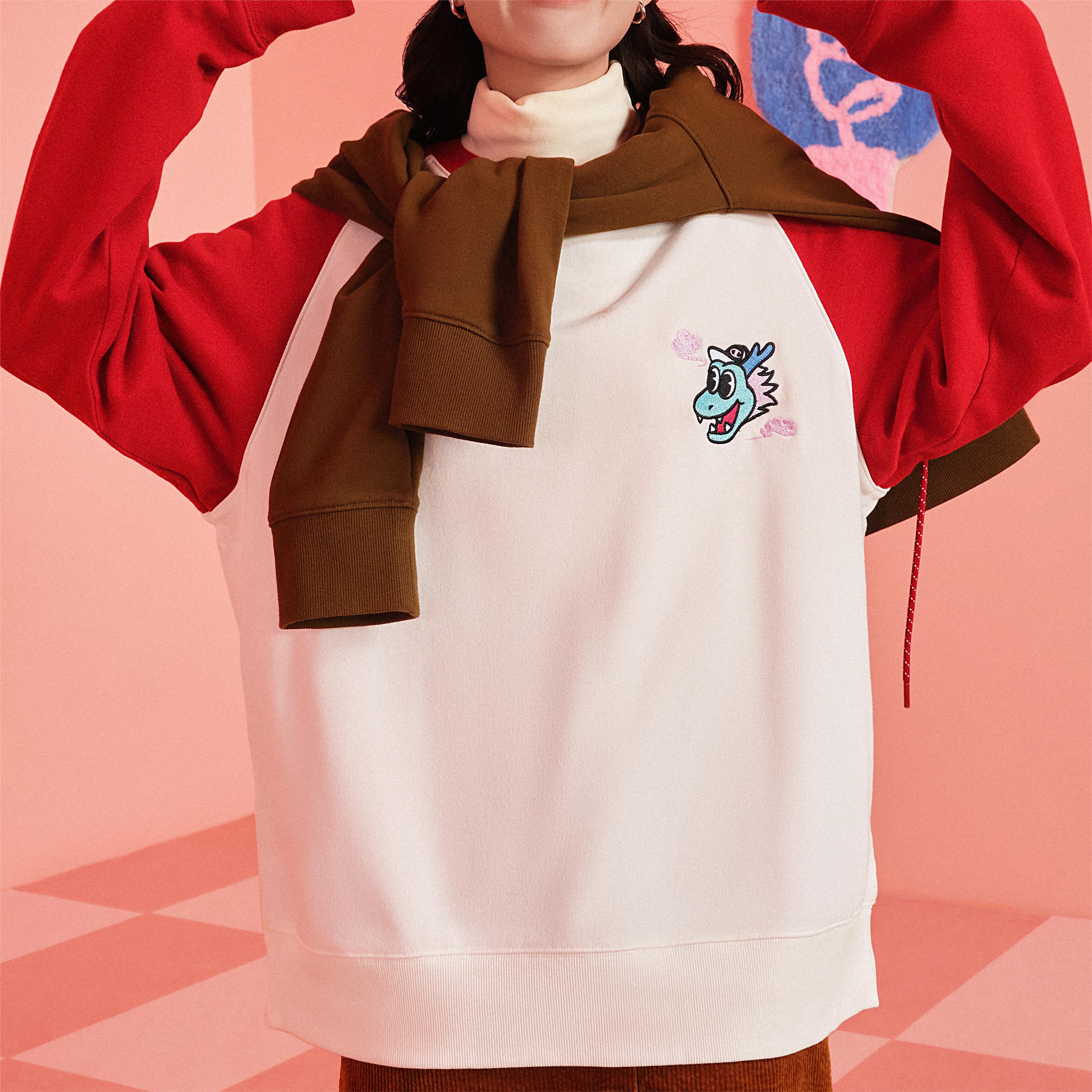 Purchase Champion SS24 Back Logo Little Dragon Crewneck Sweatshirt Unisex U4ASWUU32