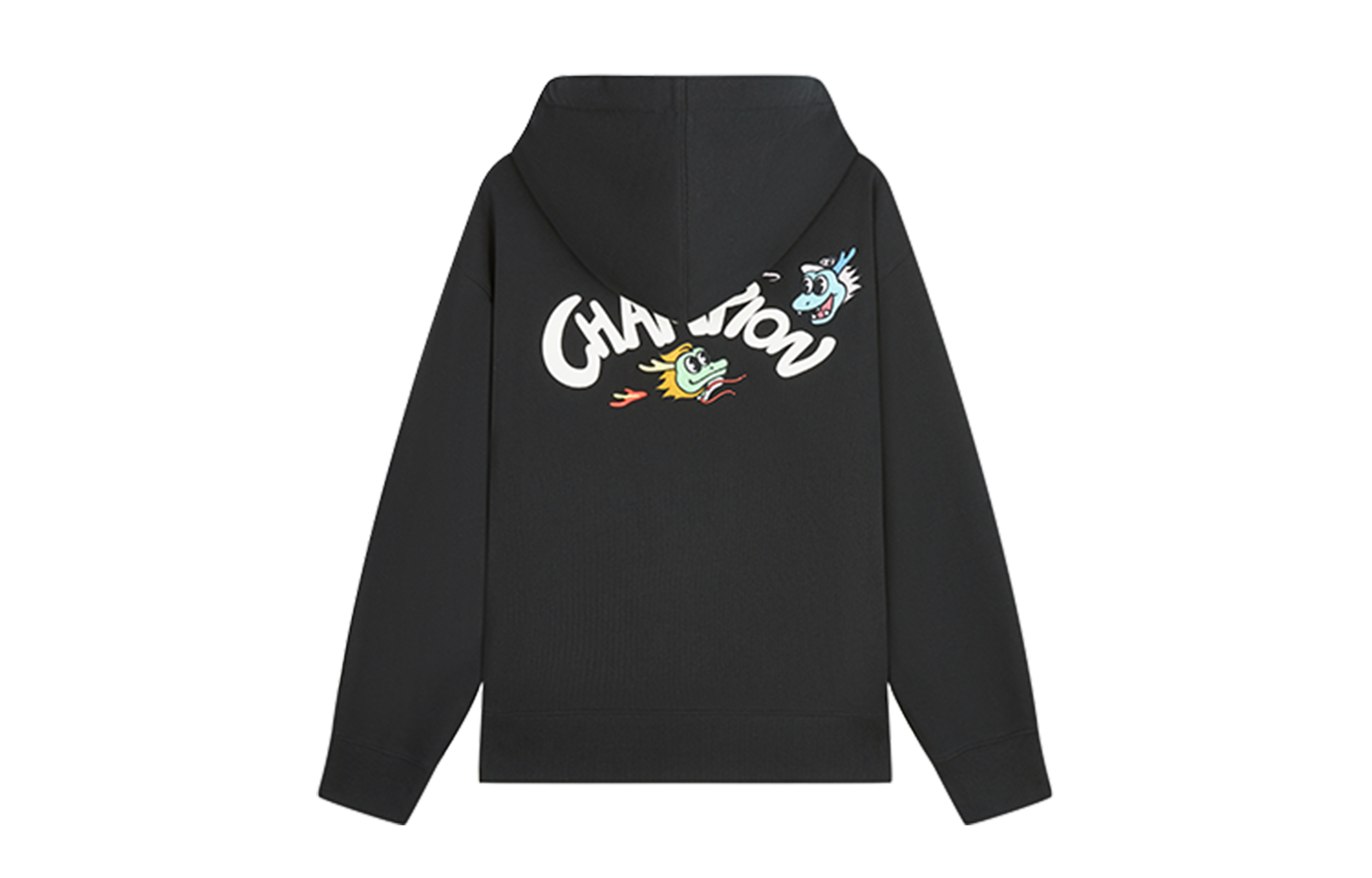 Order Champion SS24 Cartoon Logo Zip-Up Hoodie - Dragon Series Unisex US Edition U4ASWUU85