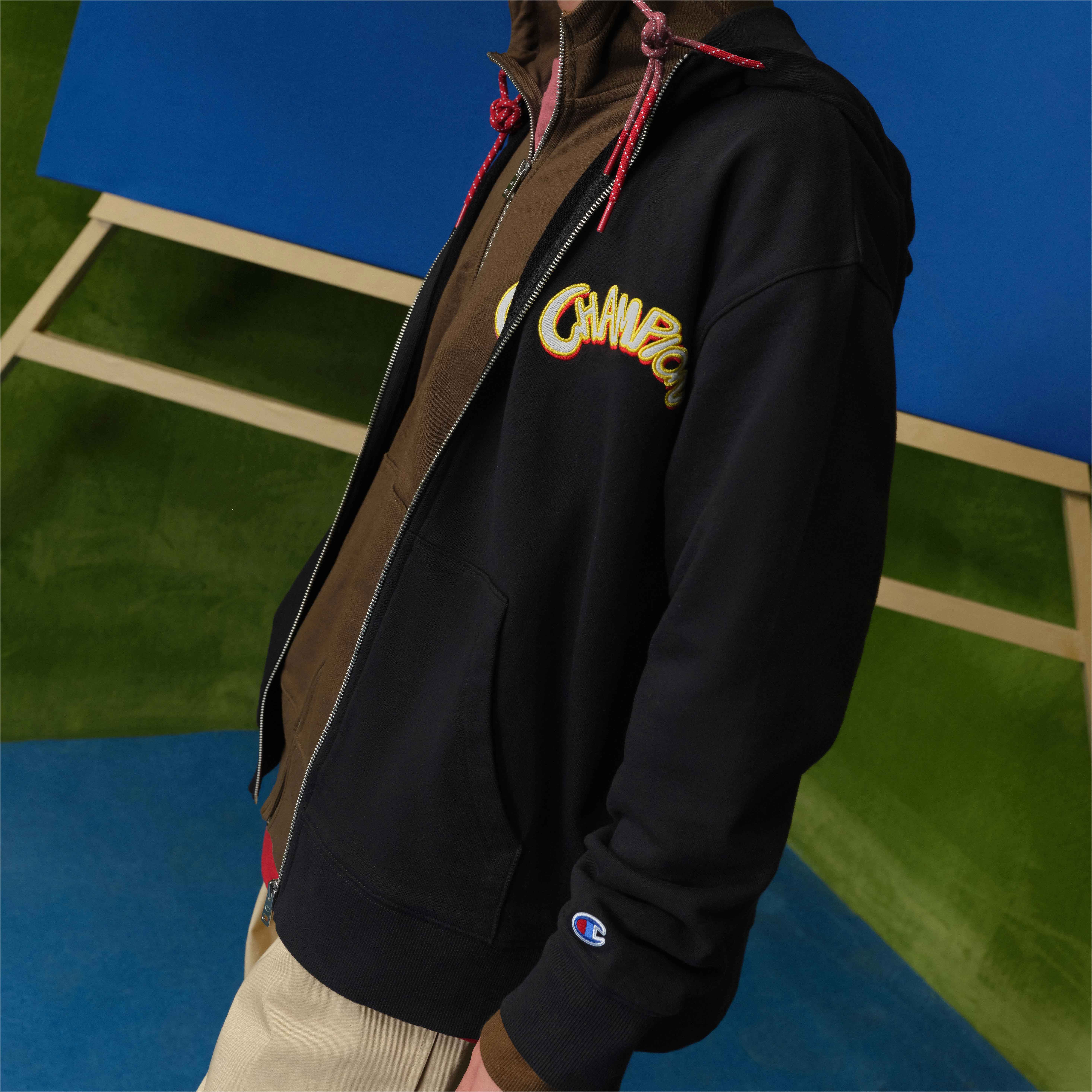 Purchase Champion SS24 Cartoon Logo Zip-Up Hoodie - Dragon Series Unisex US Edition U4ASWUU85