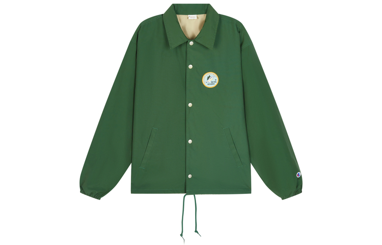 Champion SS24 Coach Jacket Embroidered Logo Print Unisex Casual Style U4AOTJM09