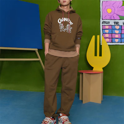 Champion SS24 Dragon Series Script Logo Pullover Hoodie Unisex US Version U4ASWUU45 2