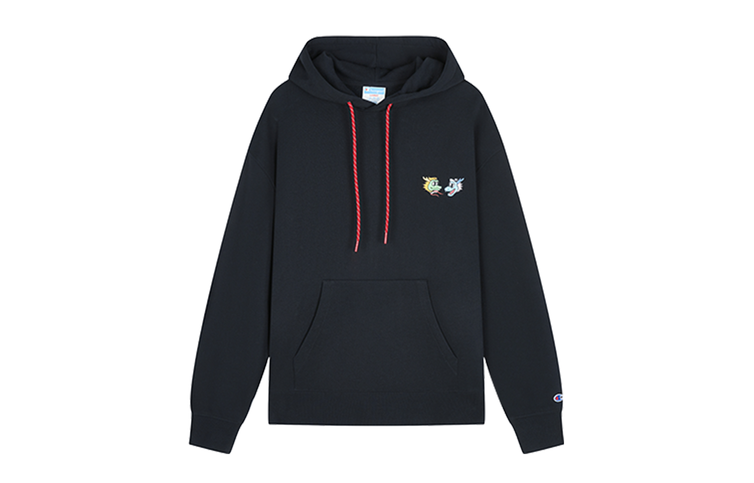 Champion SS24 Hoodie Back Logo Little Dragon Series Printed Unisex Pullover U4ASWUU30