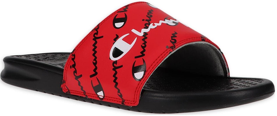 Champion Super Slide Split 'Hitam Merah' CP101281M Shop Champion Super Slide Split 'Hitam Merah' CP101281M