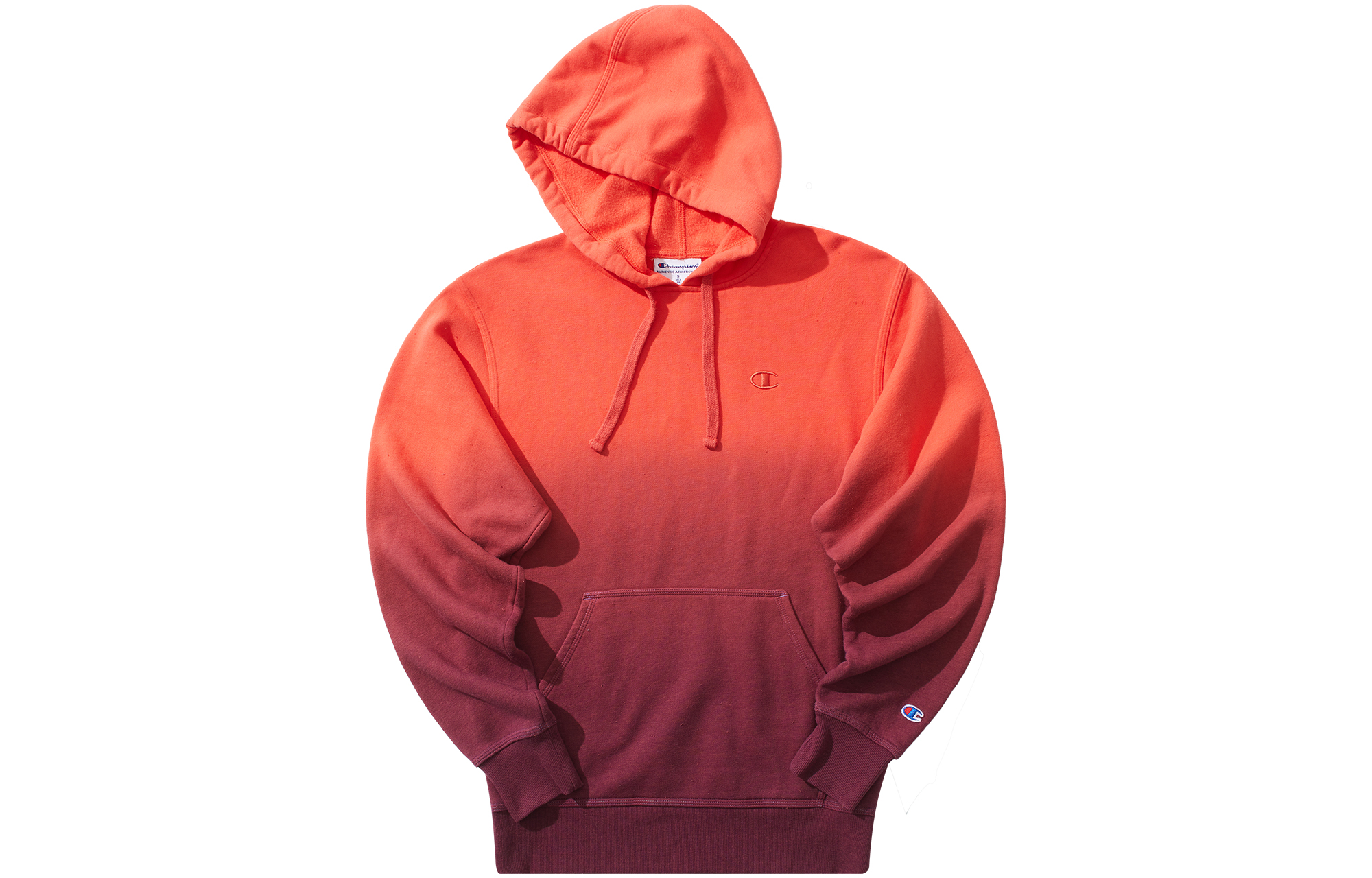 Details for Champion Tie-Dye Embroidered Logo Pullover Sweatshirt Unisex Couple Style UM-USW76