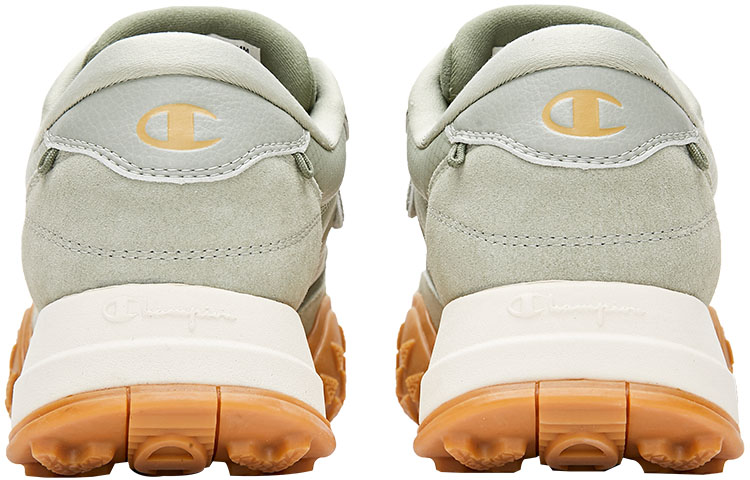 Shop Champion 復古運動系列 Tracer 220 低筒休閒拼接進口跑步鞋 綠色