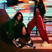 冠军TronSkate V1低帮鞋 '黑白撕扯' U3AFCTM07U3 2