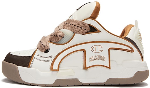 Sneaker Champion TronSkate V1 Low Top 'Putih Coklat Logo Klasik' U3AFCTM07S1 Lookbook Sneaker Champion TronSkate V1 Low Top 'Putih Coklat Logo Klasik' U3AFCTM07S1