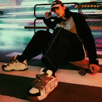 Sneaker Champion TronSkate V1 Top Rendah 'Putih Coklat Logo Klasik' U3AFCTM07S1 Cheap Sneaker Champion TronSkate V1 Top Rendah 'Putih Coklat Logo Klasik' U3AFCTM07S1