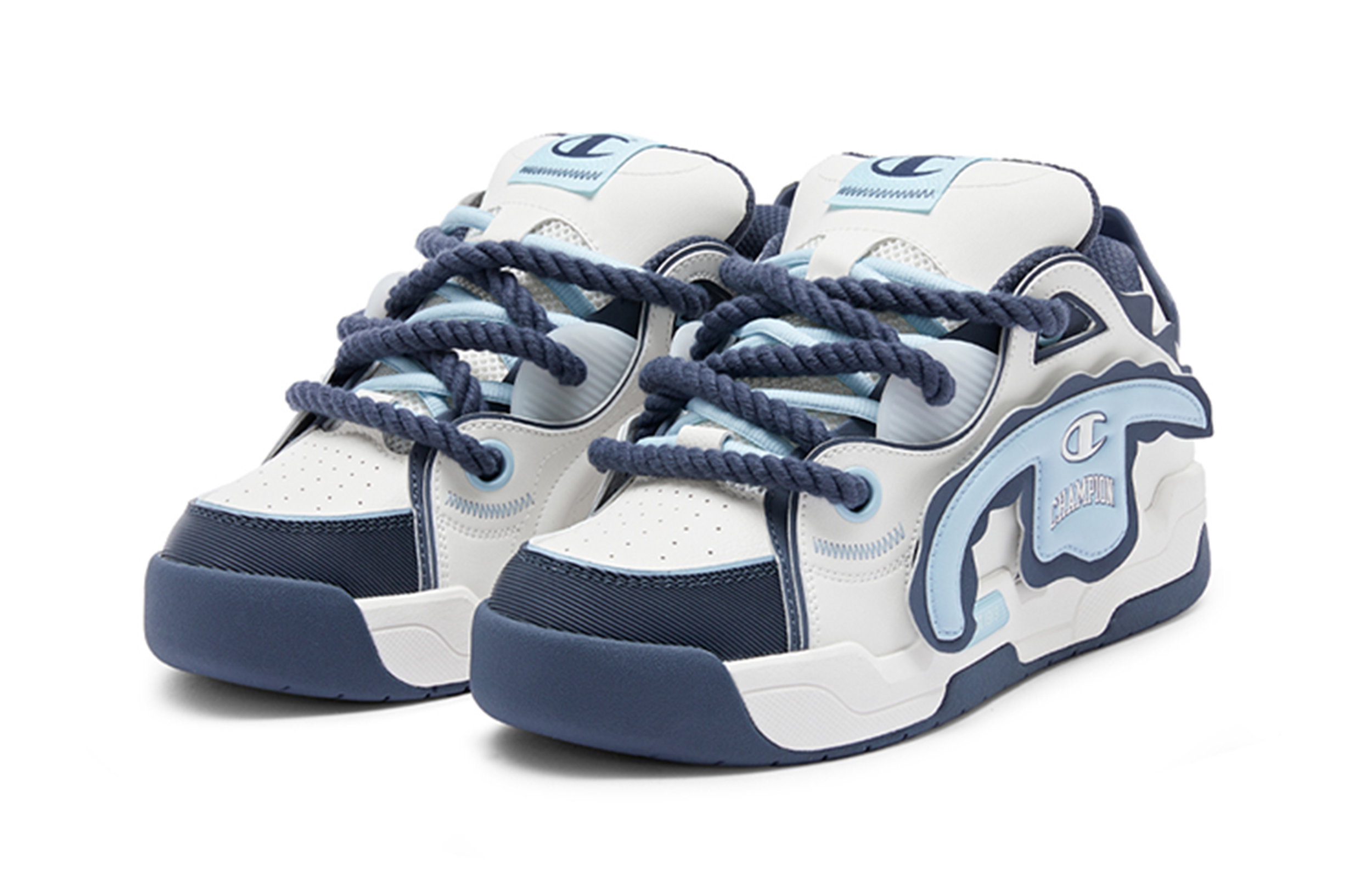 Champion TronSkateV1 'Beige Classic Logo Fun Velcro' 圖 3