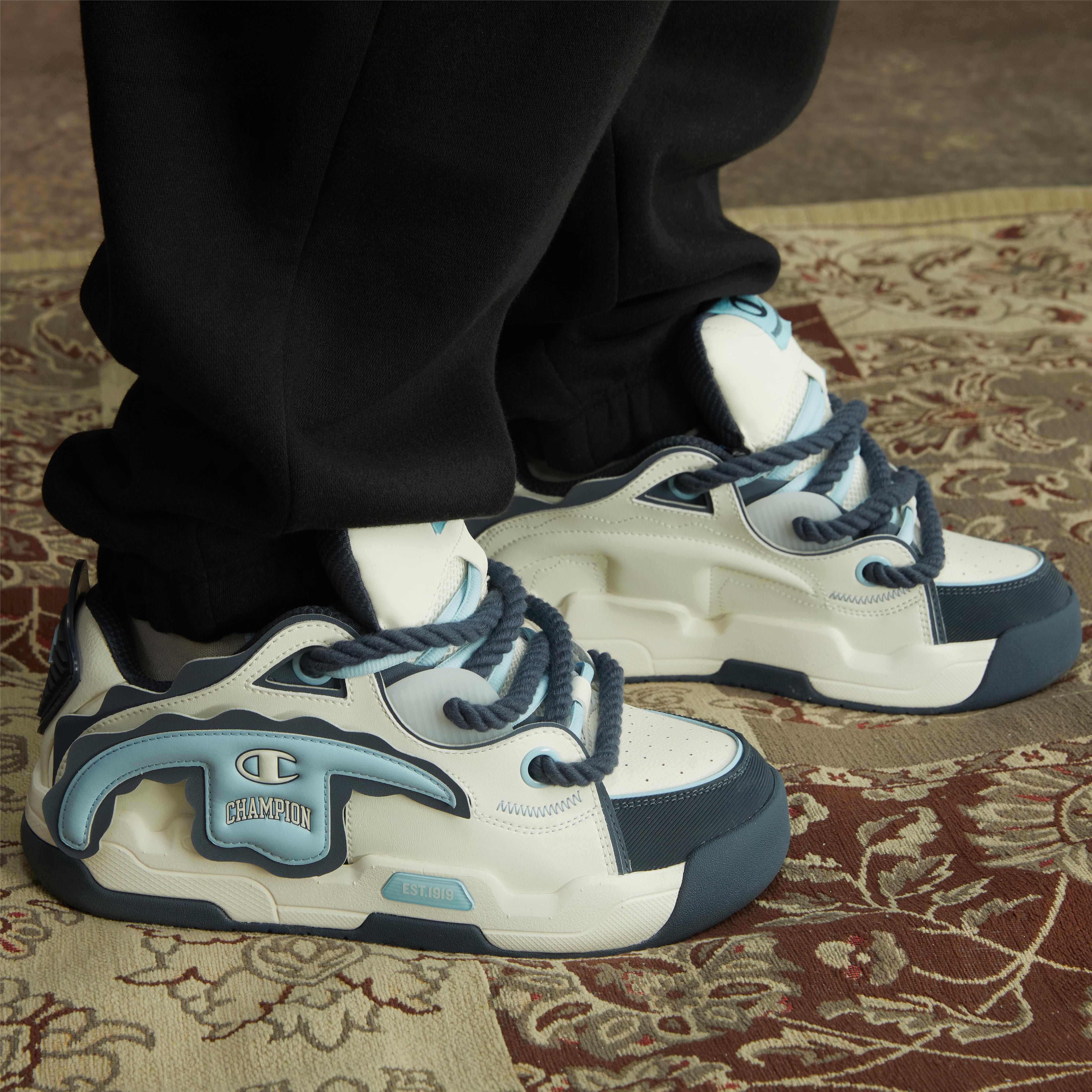 Champion TronSkateV1 'Beige Classic Logo Fun Velcro' 圖 7