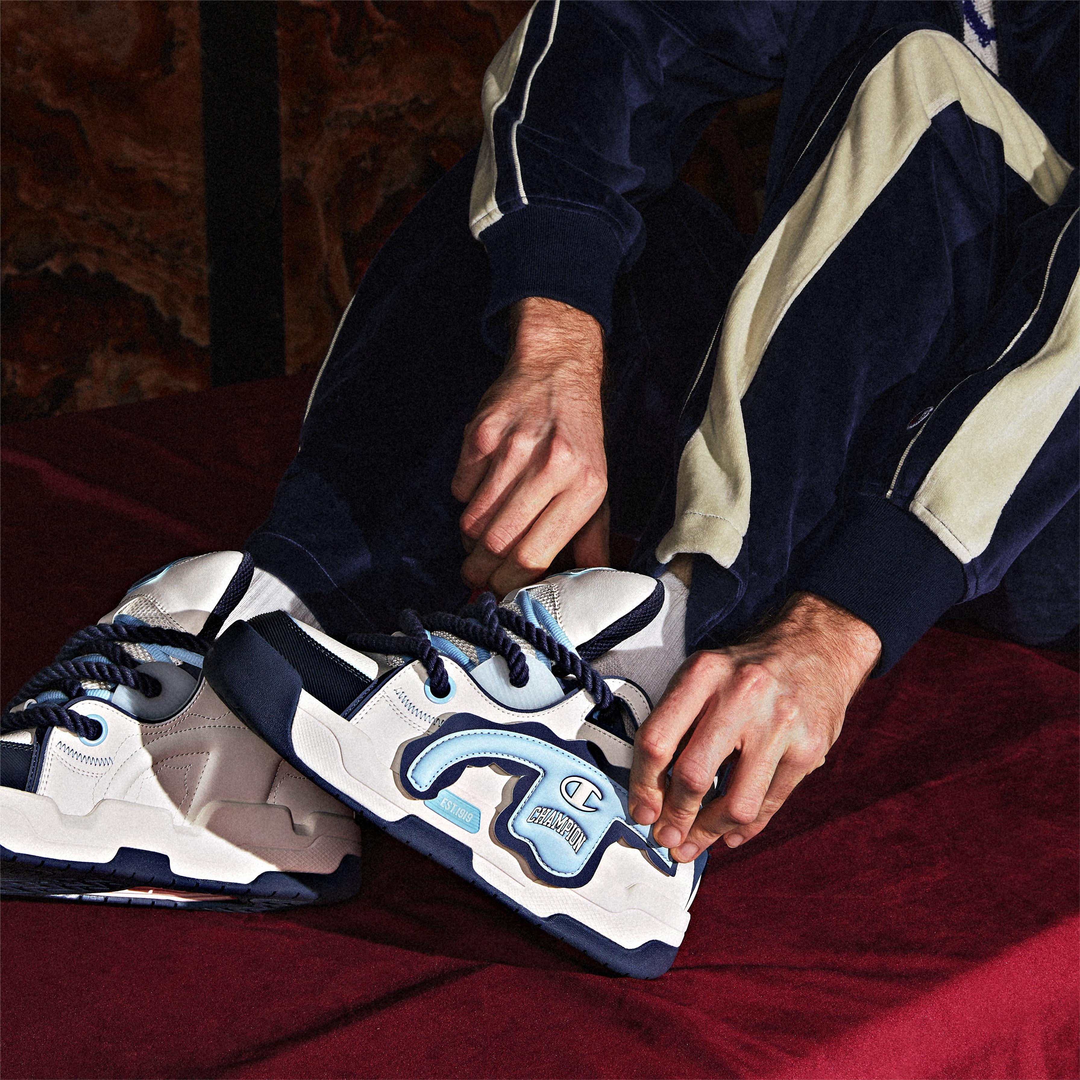 Champion TronSkateV1 'Beige Classic Logo Fun Velcro' 圖 8