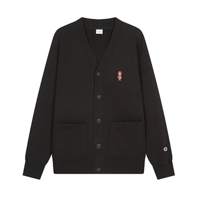 Champion Unisex Casual Rugby Series V-Neck Cardigan with Embroidery (Japan Edition) U4ASWJM38