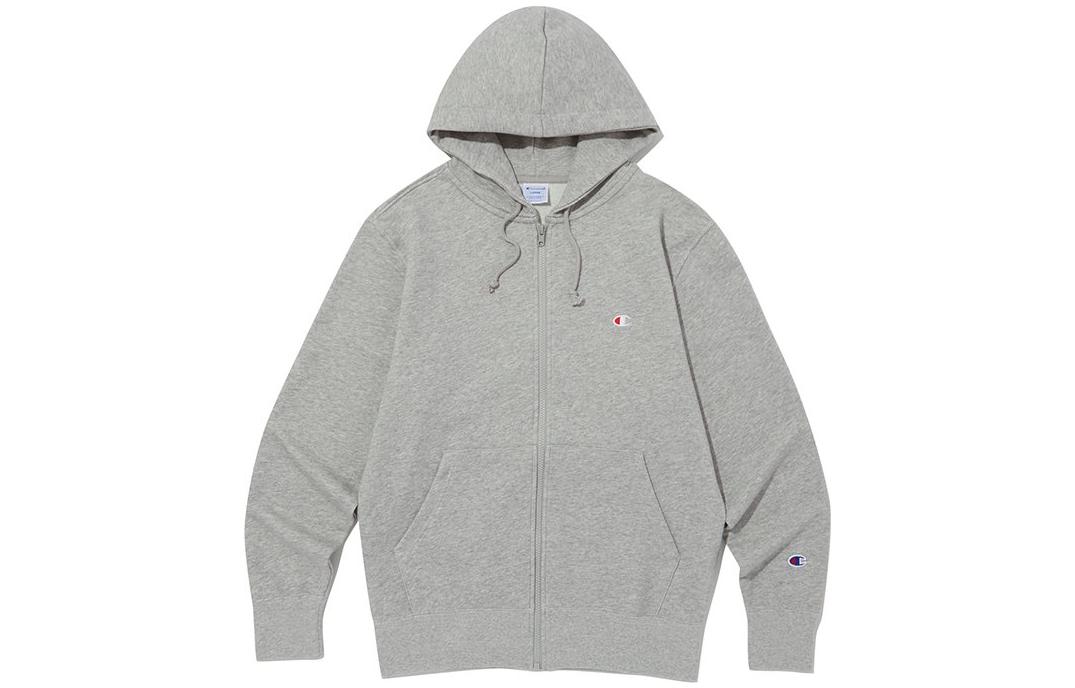 Champion Unisex Classic Fit Hoodie Jacket in Grey CKTS3F721G2