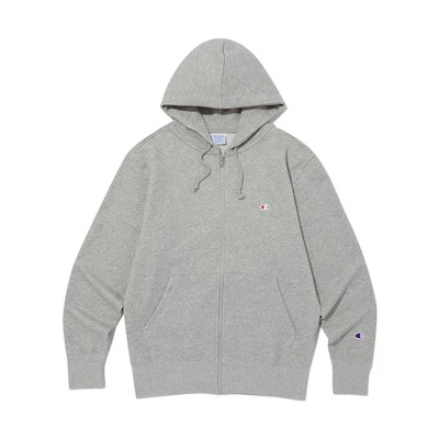 Champion Unisex Classic Fit Hoodie Jacket in Grey CKTS3F721G2