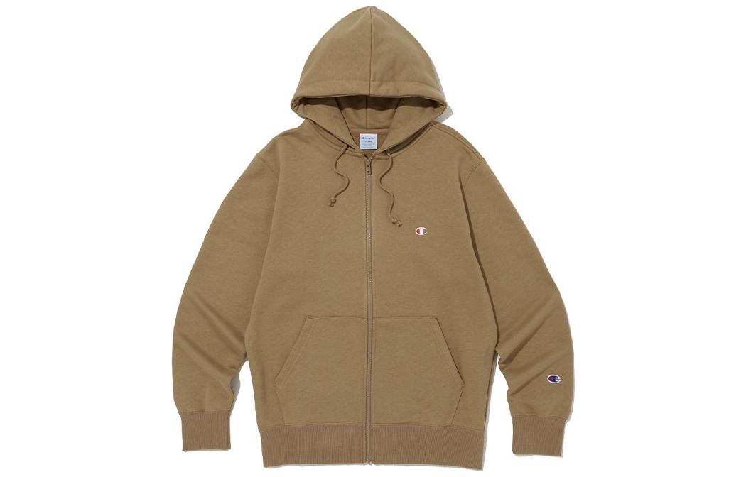 Champion Unisex Solid Color Zip-Up Hoodie Green CKTS3F721CM