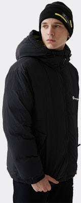 챔피언 윈터 블랙 후드티 스크립트 로고 C3-S608-M201 Details for 챔피언 윈터 블랙 후드티 스크립트 로고 C3-S608-M201