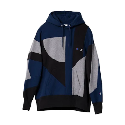 Champion Anrealage FW22 Logo Patchwork Hoodie - Unisex Japanese Edition C8-W134