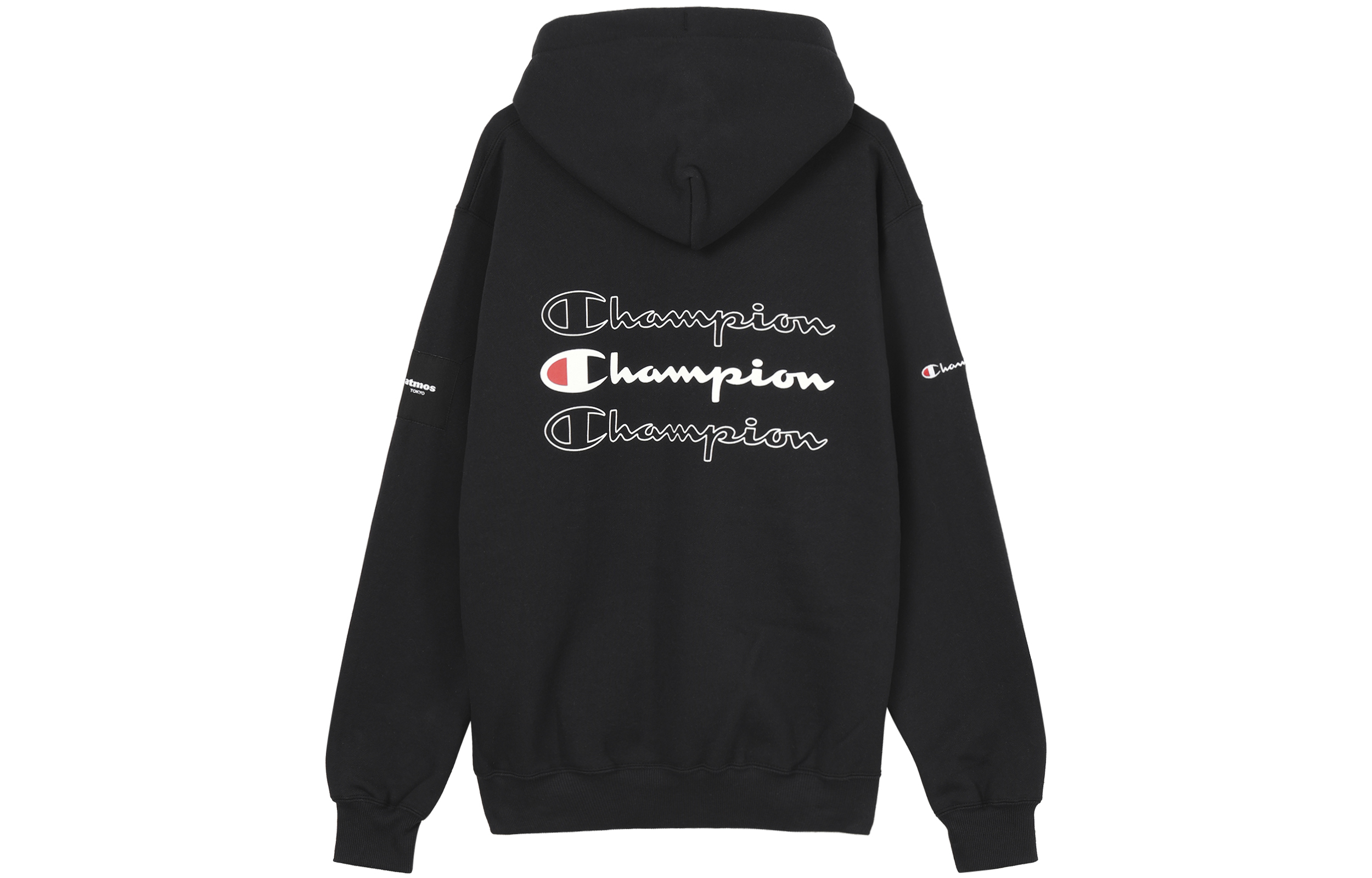 Lookbook Champion x atmos lab Big Logo Hoodie Pullover Unisex C8-Q126-090