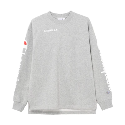 Champion ATMOS LAB Crew Neck Sweatshirt Grey - Unisex Japan Edition C8-P015-070