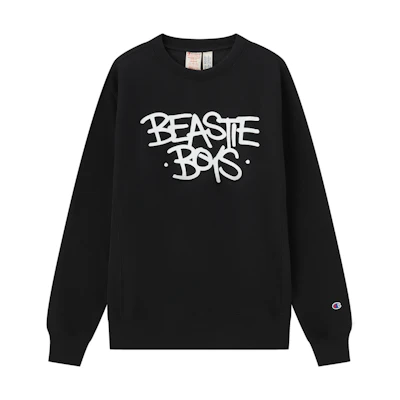 Champion Beastie Boys SS23 Oversized Logo Crewneck Sweatshirt Unisex EU Fit EM-WSW26