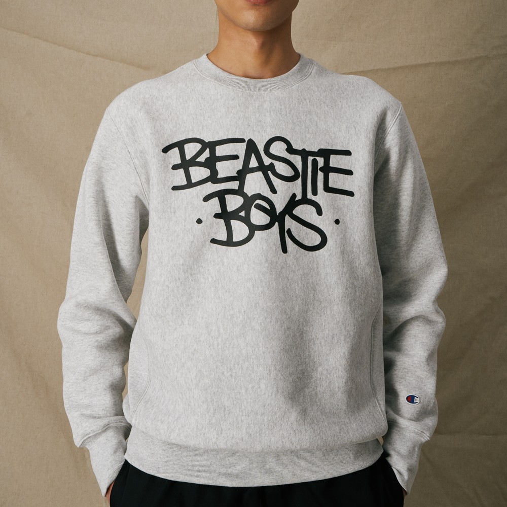 Cheap Champion x Beastie Boys SS23 寬鬆版Logo圓領衛衣 男女適穿 歐版剪裁 EM-WSW26