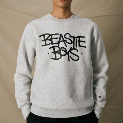 Champion x Beastie Boys SS23 寬鬆版Logo圓領衛衣 男女適穿 歐版剪裁 EM-WSW26 Cheap Champion x Beastie Boys SS23 寬鬆版Logo圓領衛衣 男女適穿 歐版剪裁 EM-WSW26