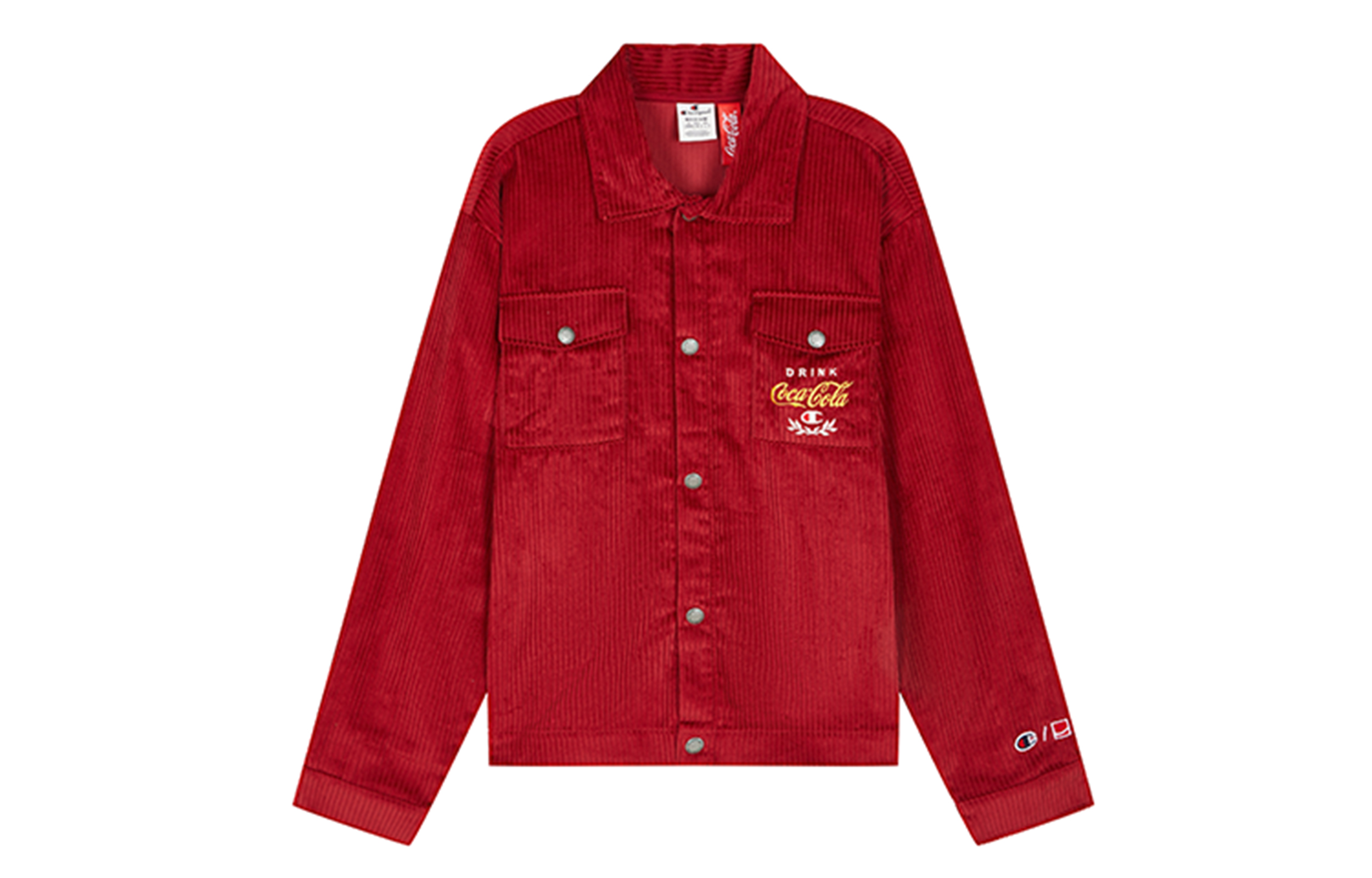 Champion Coca-Cola Red Collab Polo Jacket Unisex Sports Casual (US Version) U4AOTEM05