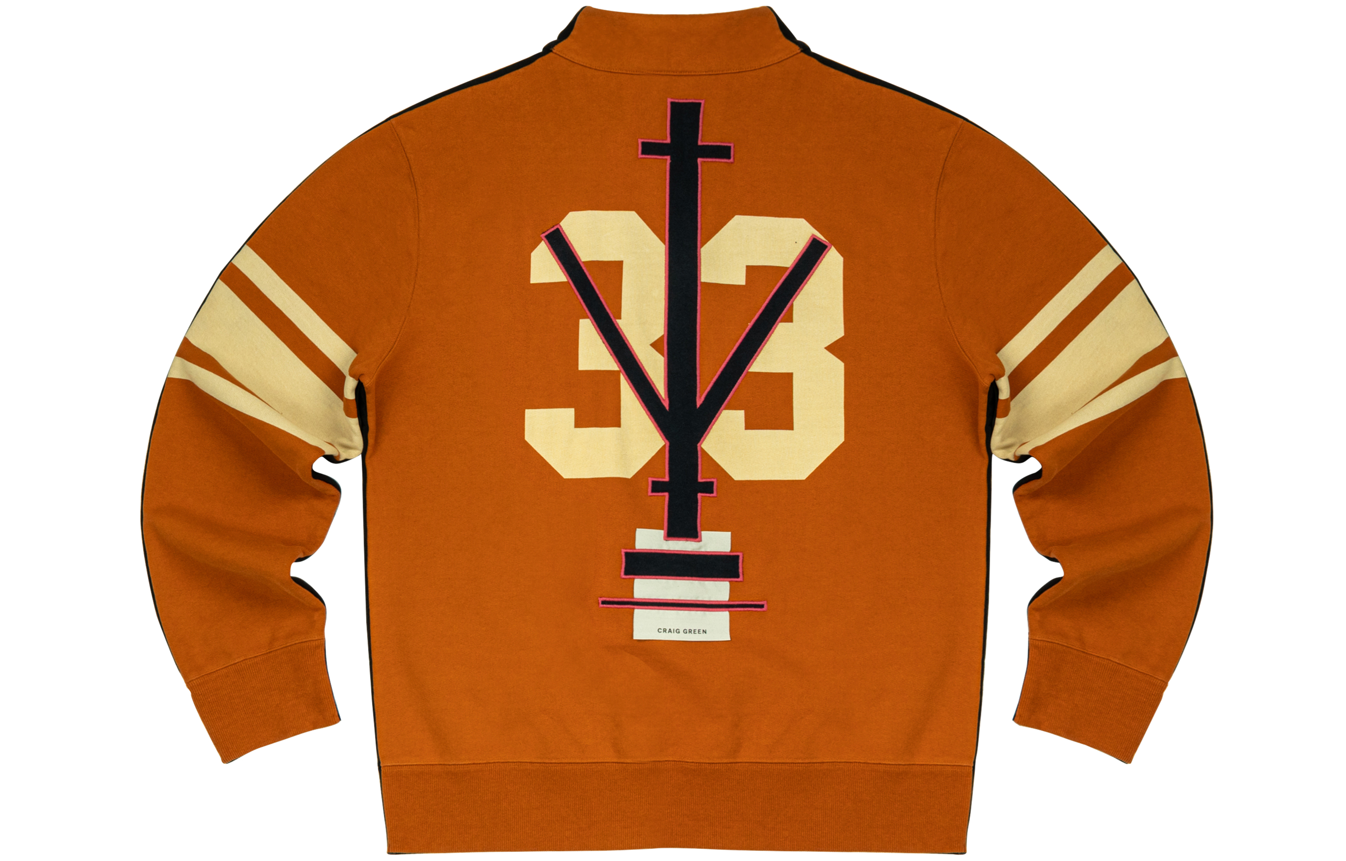 Champion Craig Green Half-Zip Colorblock Sweatshirt Red Unisex EM-SSW33-M450