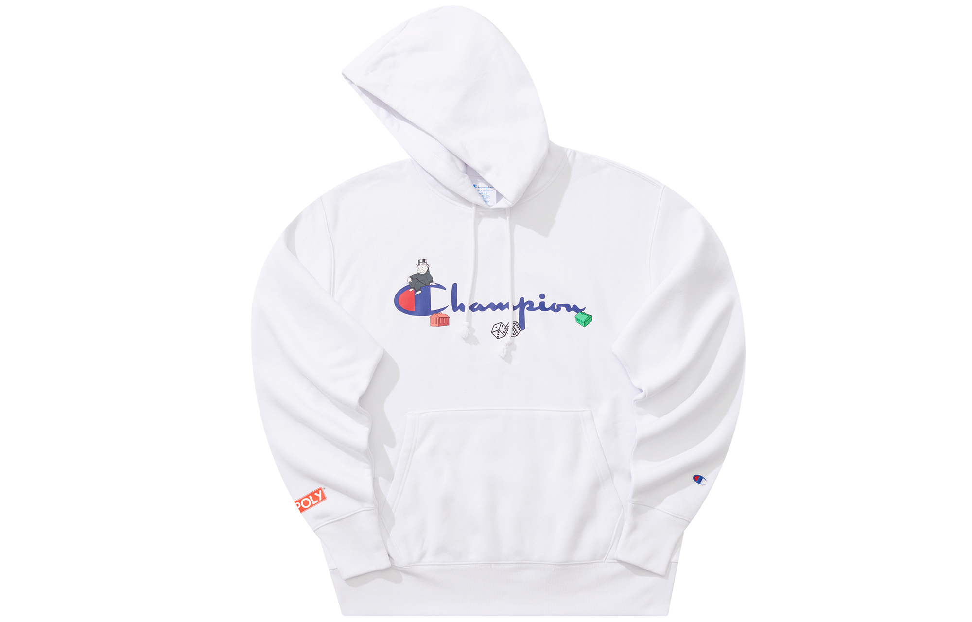 Champion Hasbro Fleece Pullover Hoodie Unisex White Logo Design UM-USW78