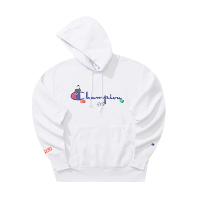 Champion Hasbro Fleece Pullover Hoodie Unisex White Logo Design UM-USW78