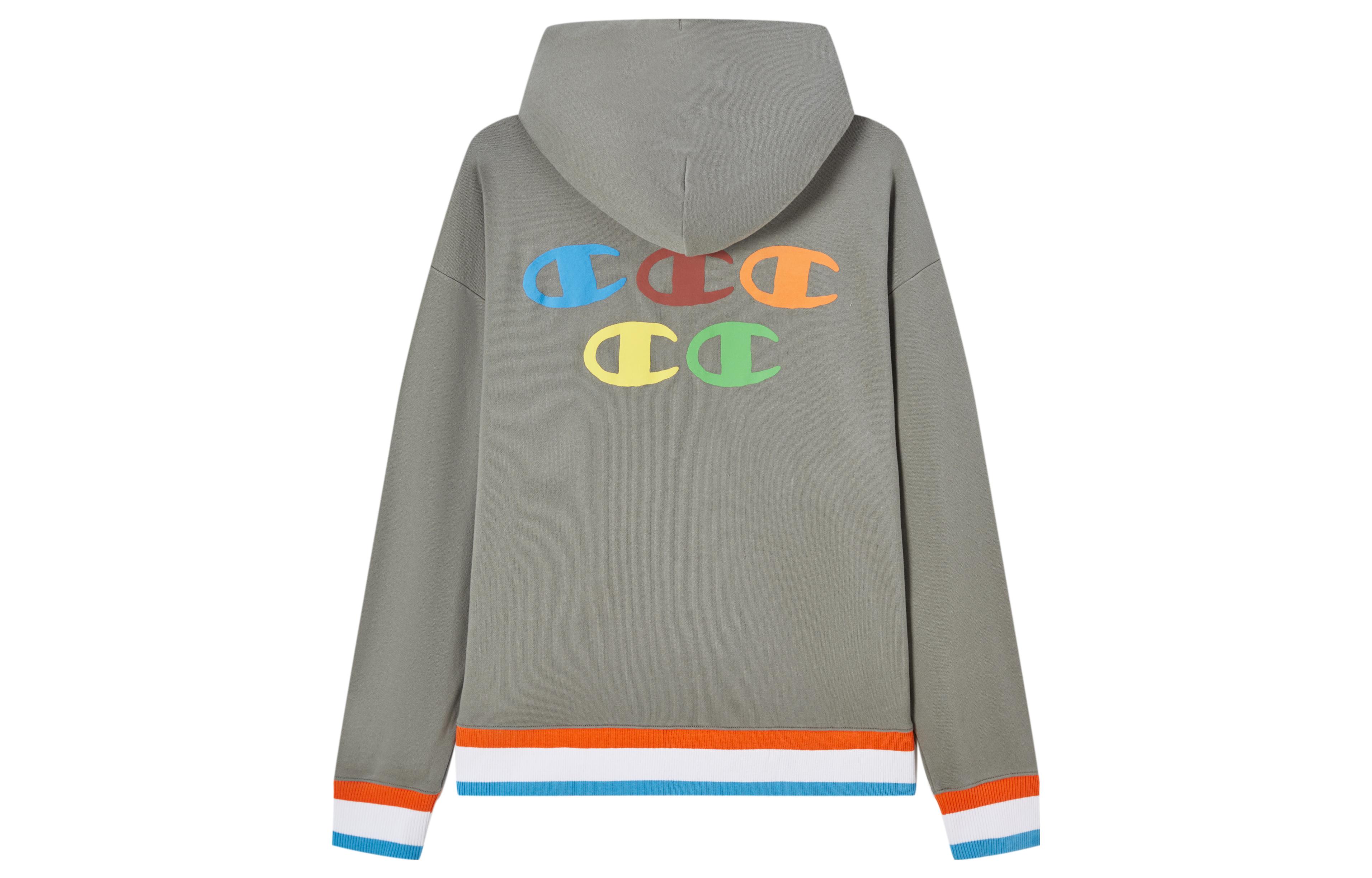 Lookbook Champion x Melting Sadness FW23 Retro Dopamine Hoodie with Fun Logo Unisex UM-YSW01