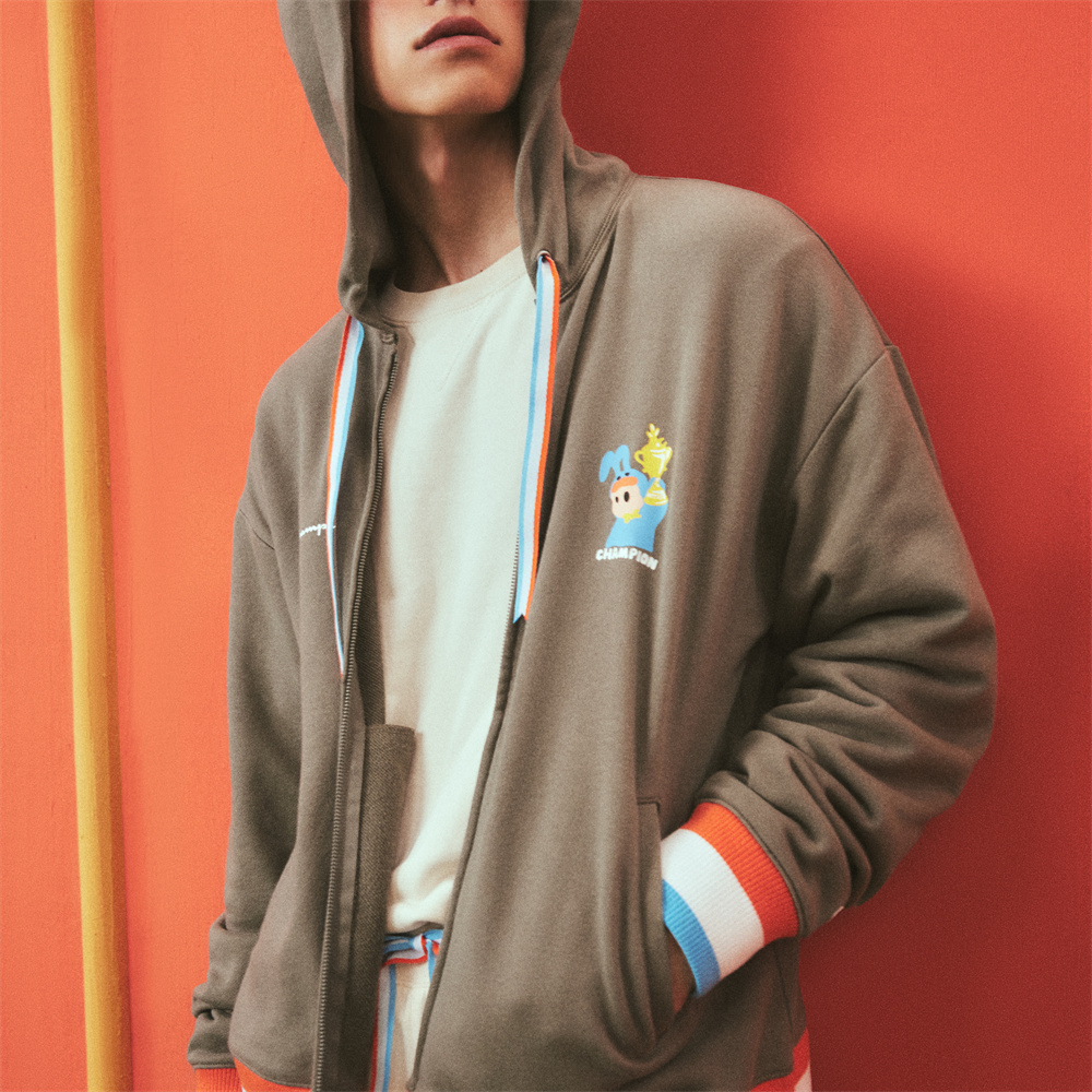 Purchase Champion x Melting Sadness FW23 Retro Dopamine Hoodie with Fun Logo Unisex UM-YSW01