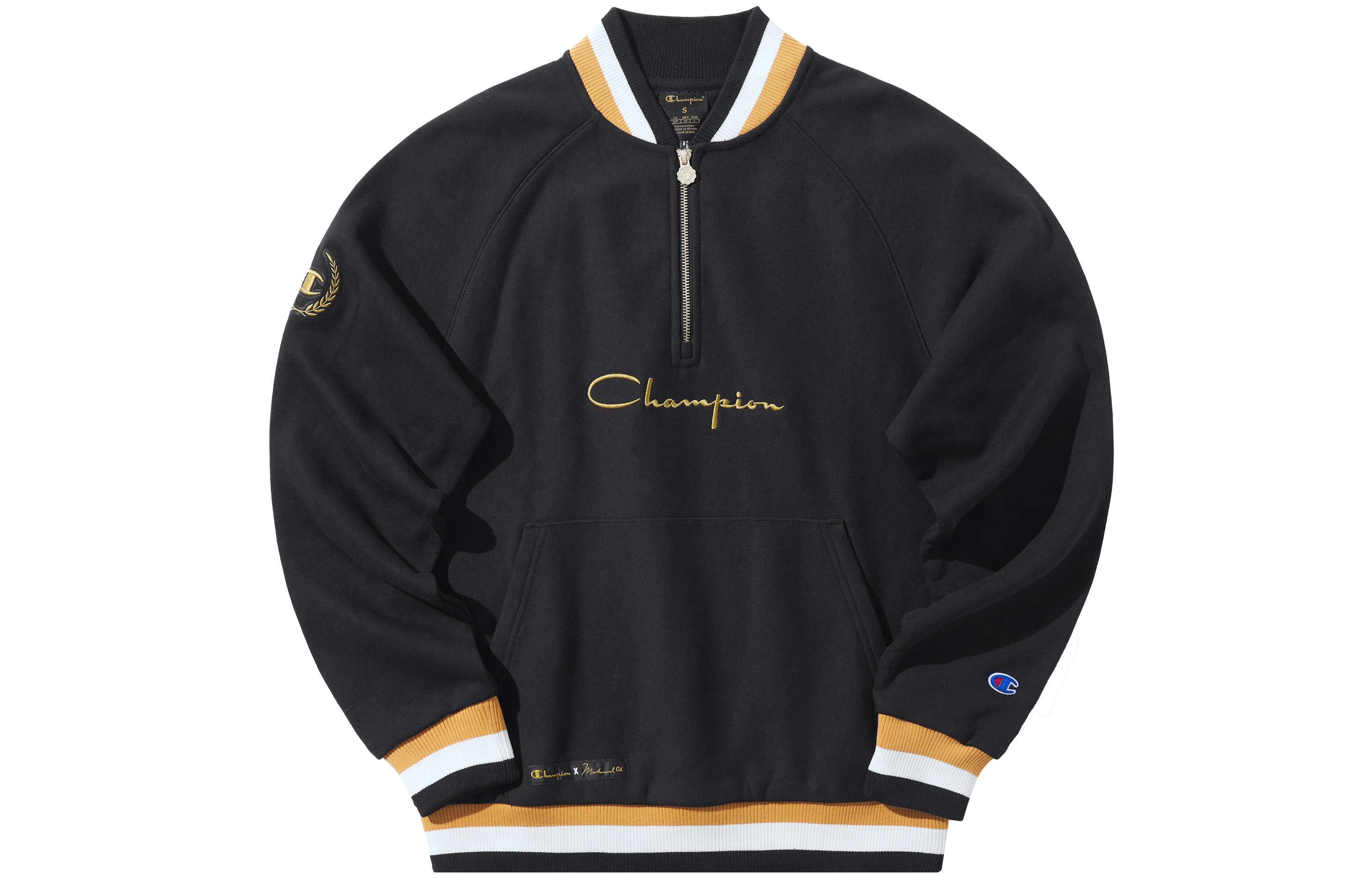 Champion Muhammad Ali Half-Zip Hoodie Embroidered Logo Unisex US Version S3433-590249