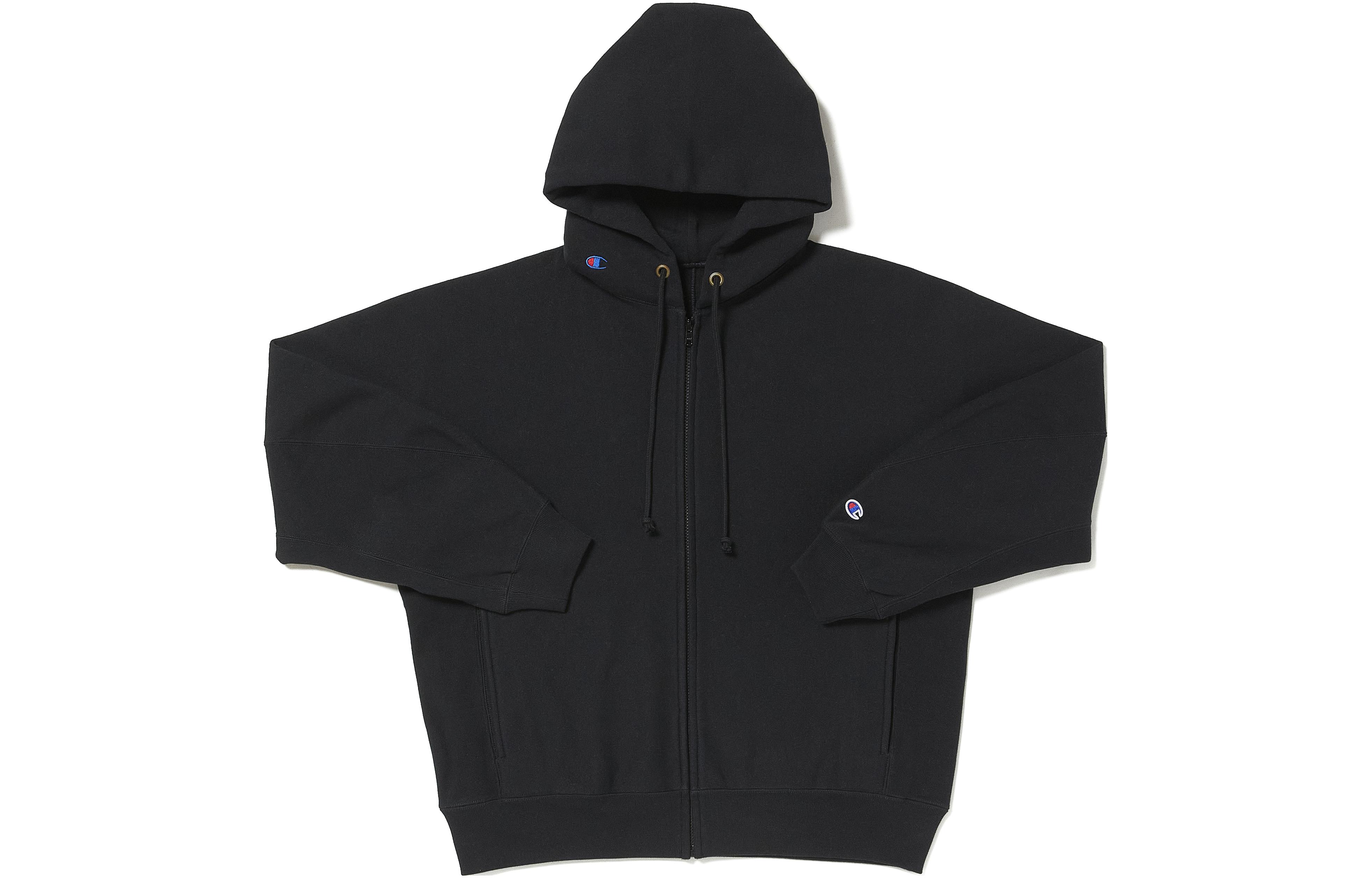 Lookbook 챔피언 x N.HOOLYWOOD 콜라보 심플 집업 후드티 유니섹스 C8-Y113