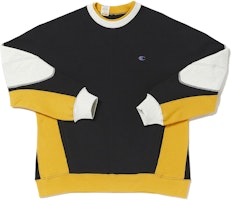 Champion x N.HOOLYWOOD FW23 Colorblock Crewneck Sweatshirt Unisex Collab. C8-Y017 Champion x N.HOOLYWOOD FW23 Colorblock Crewneck Sweatshirt Unisex Collab. C8-Y017