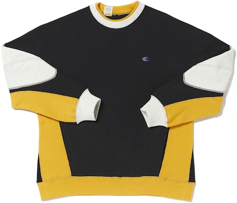 Champion x N.HOOLYWOOD FW23 Colorblock Crewneck Sweatshirt Unisex Collab. C8-Y017 Order Champion x N.HOOLYWOOD FW23 Colorblock Crewneck Sweatshirt Unisex Collab. C8-Y017
