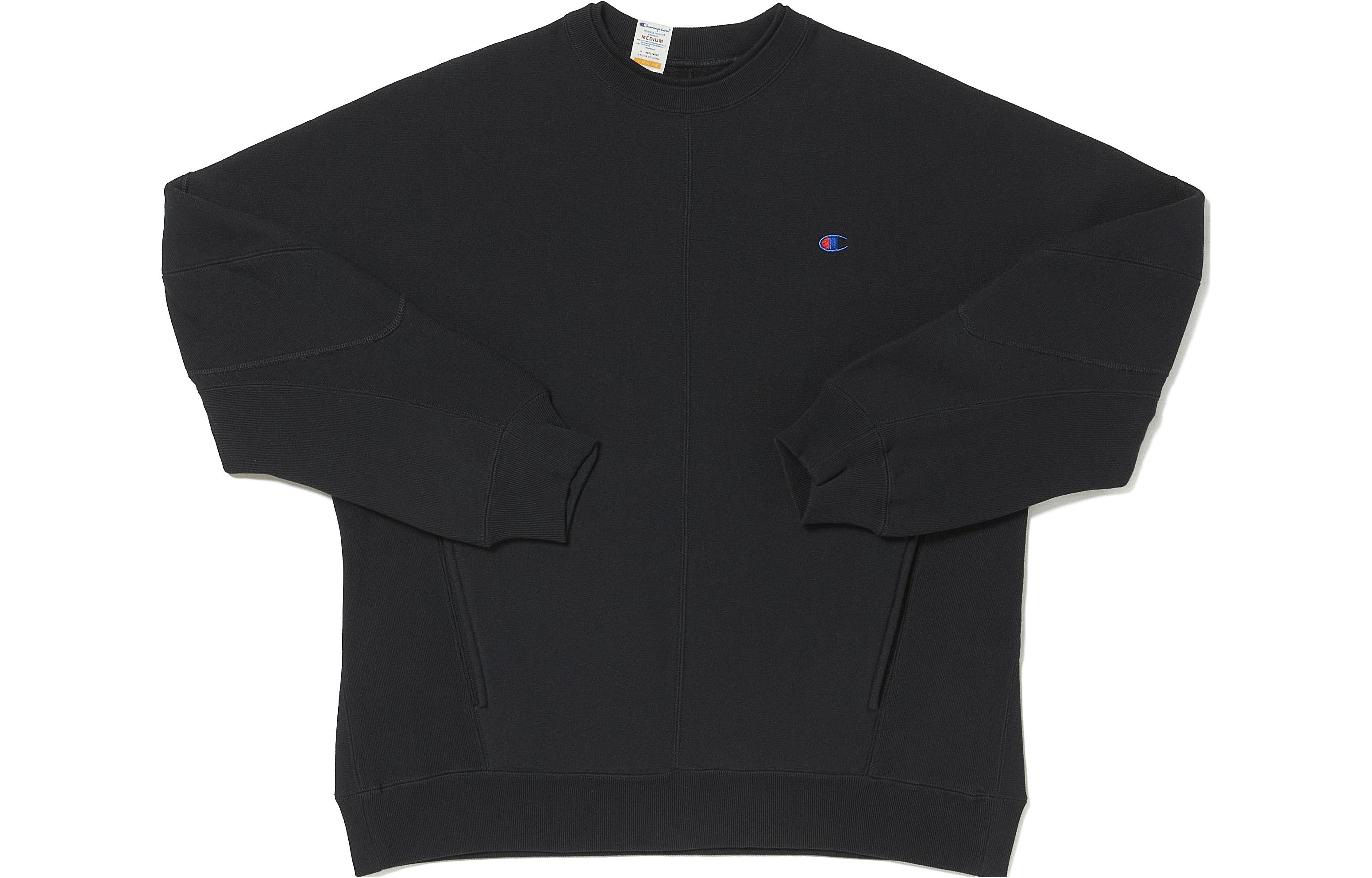 Lookbook Champion x N.HOOLYWOOD FW23 Colorblock Crewneck Sweatshirt Unisex Collab. C8-Y017