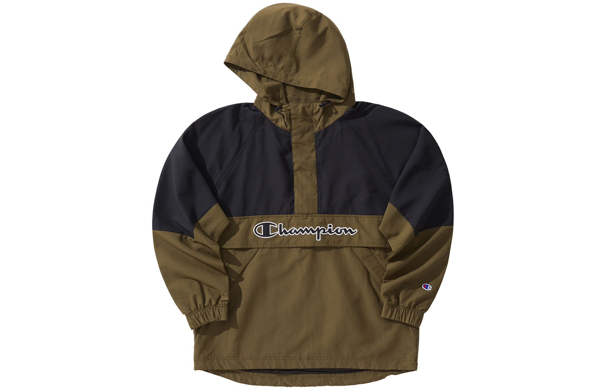 Champion x Patchwork Logo Half-Zip Windbreaker Hoodie (Japan Edition) Unisex Gift C3-USC06