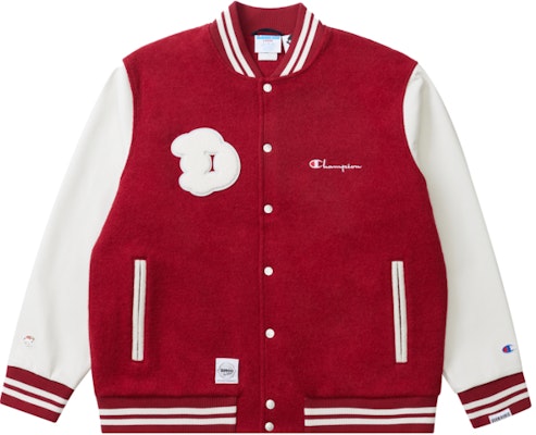 チャンピオン x POP MART SS23 刺繍ロゴ 厚手 ベースボールジャケット ユニセックス UM-XOT01 Buy チャンピオン x POP MART SS23 刺繍ロゴ 厚手 ベースボールジャケット ユニセックス UM-XOT01