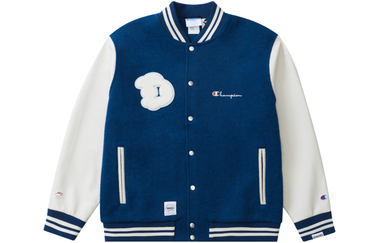 Order チャンピオン x POP MART SS23 刺繍ロゴ 厚手 ベースボールジャケット ユニセックス UM-XOT01